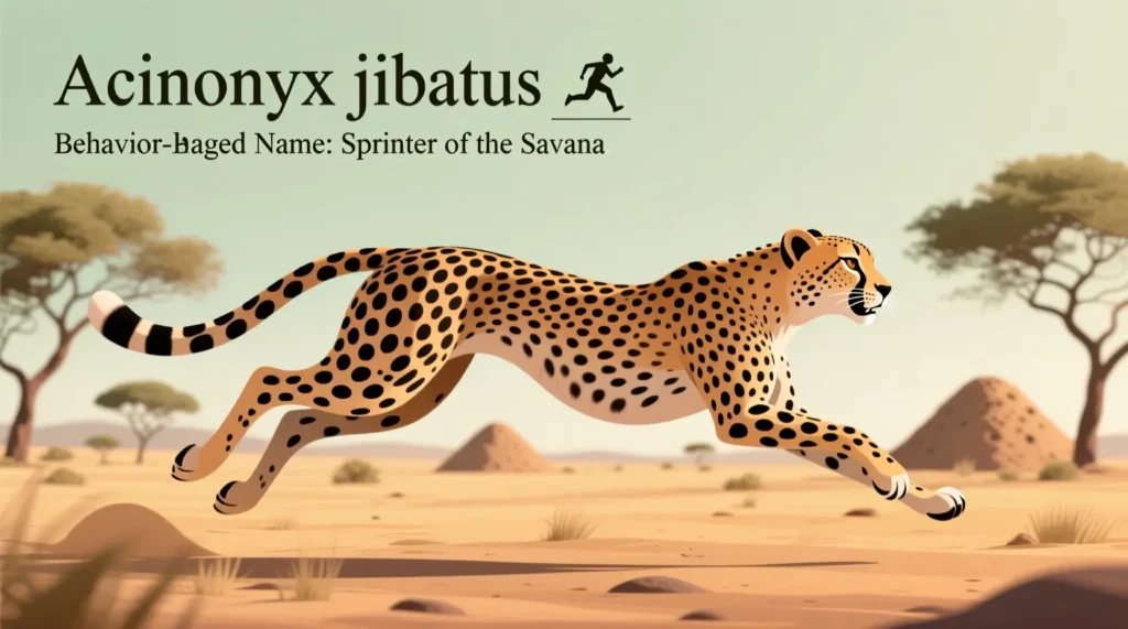Behavior-Based Scientific Names of Cheetah