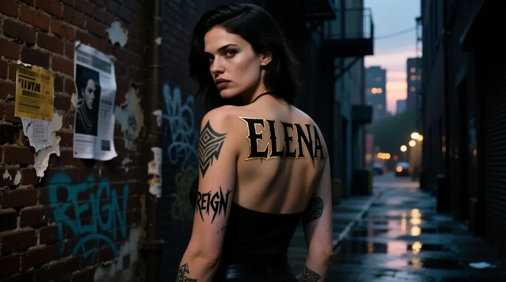 Bold & Powerful Name Tattoos