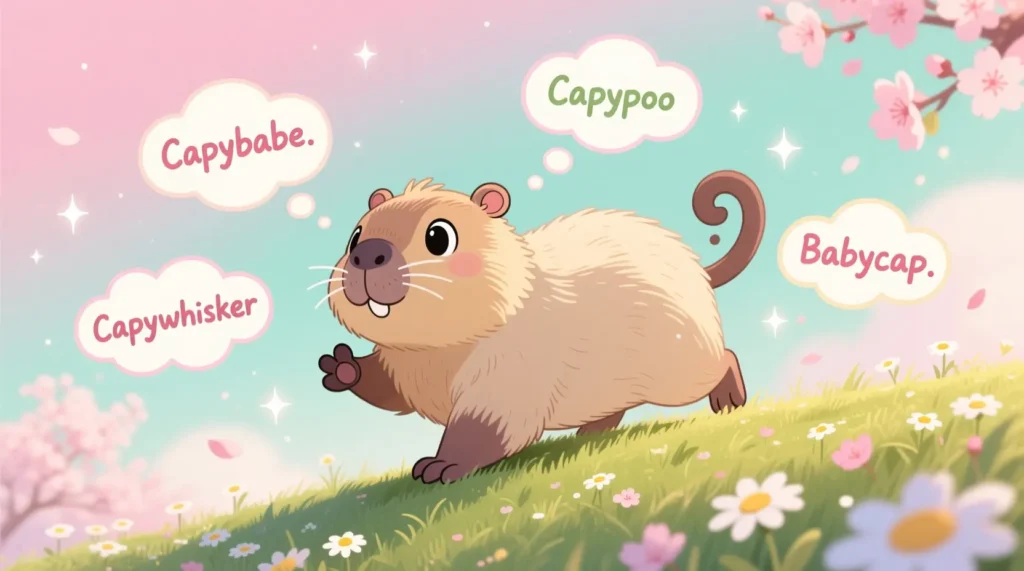 Bonus Cute Mix Names Capybara