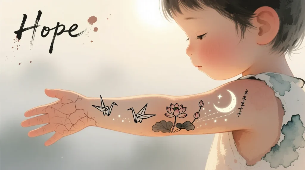 Child Name Forearm Tattoos