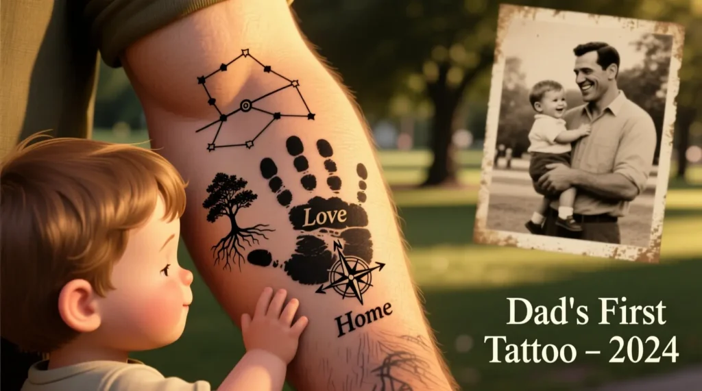 Child Name Tattoos with Symbols