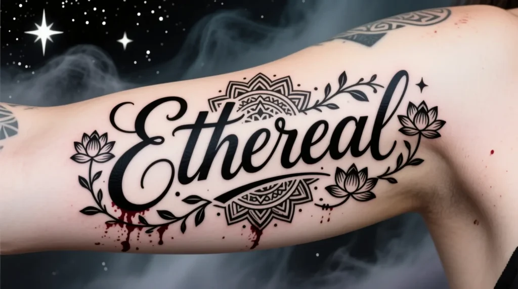 Creative Font Name Tattoos