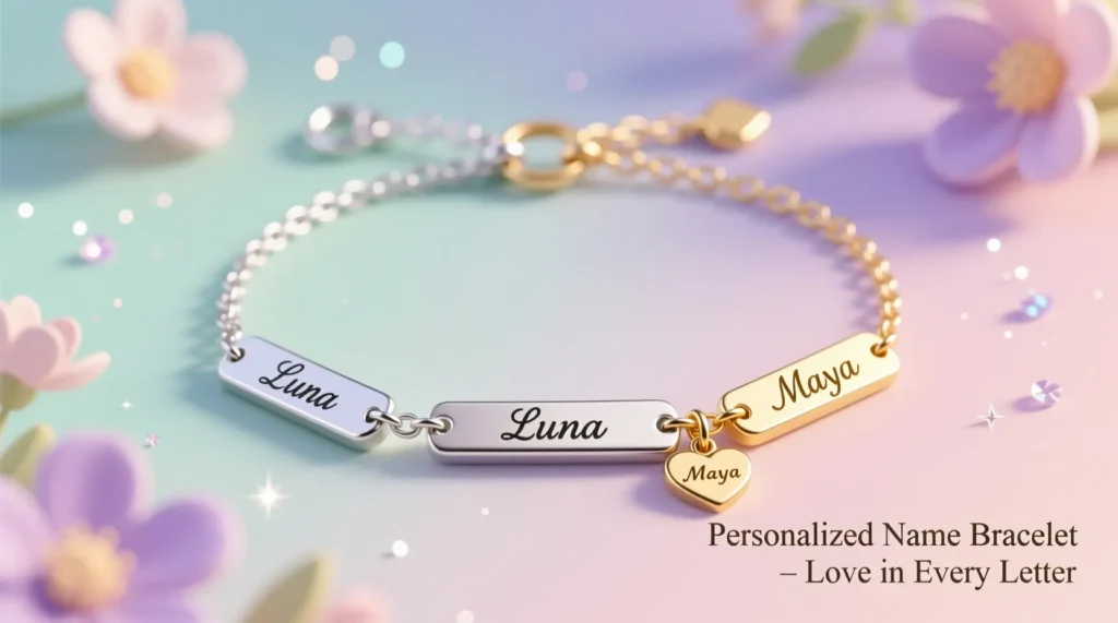 Cute Name Bracelet Ideas for Women