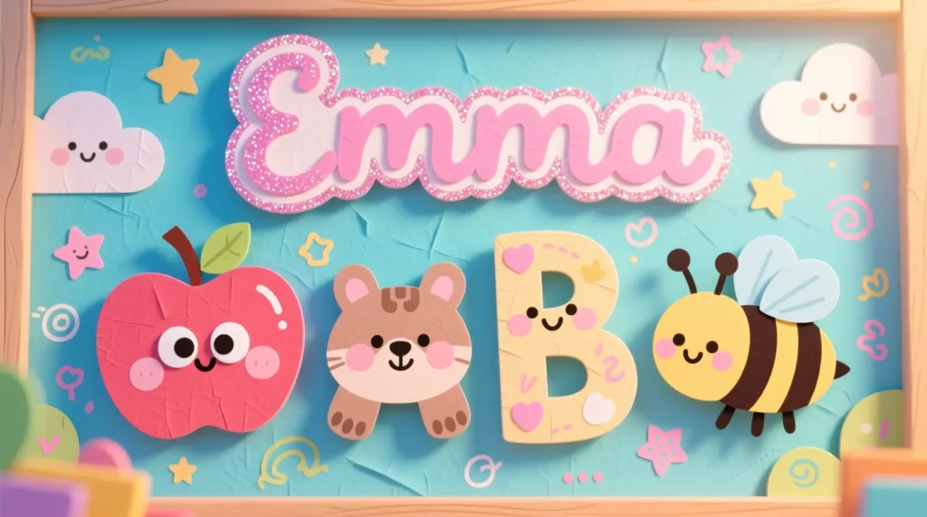 Cute Name Crafts for Preschoolers