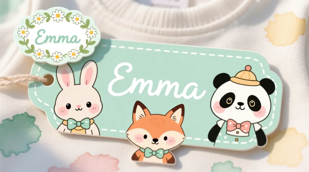 Cute Name Labels for Clothing