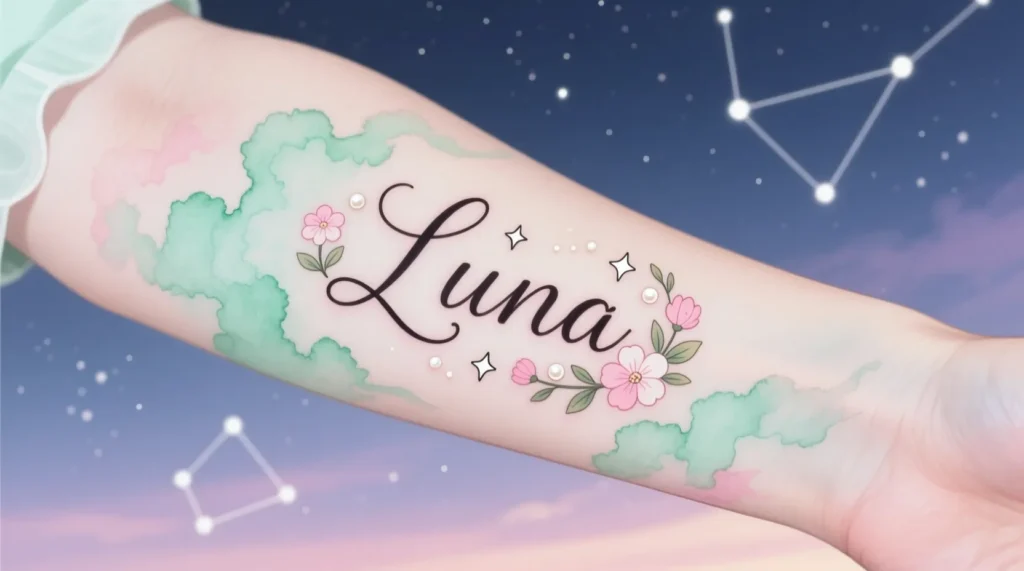 Cute Name Tattoo Ideas for Women