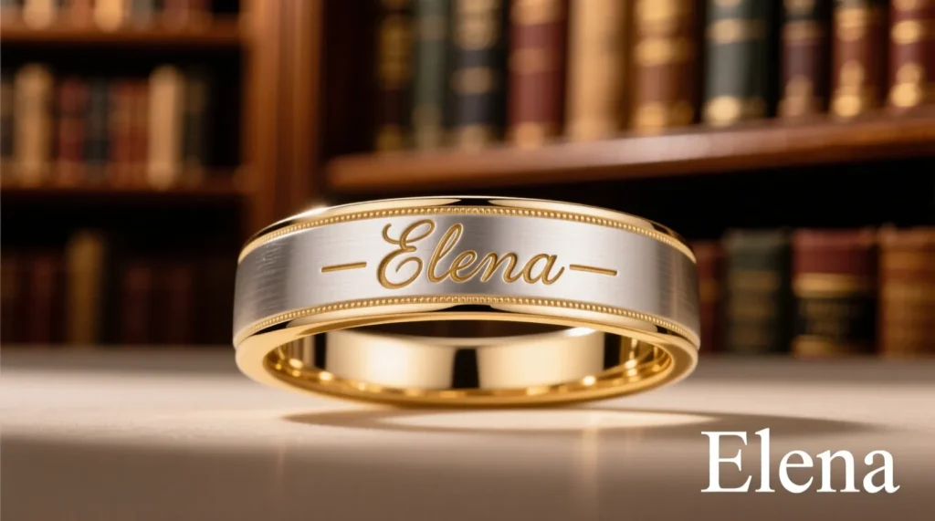 Elegant Name Rings for Women