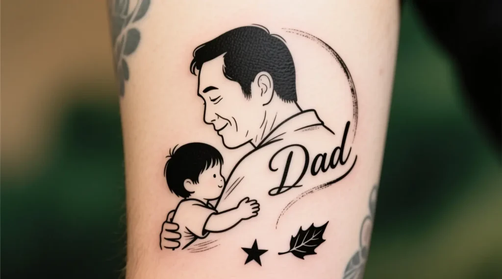 Emotional Tribute Name Tattoos
