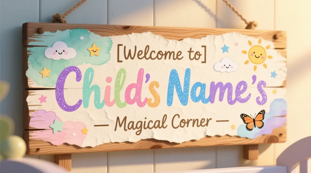 Extra Creative Nursery Name Signs