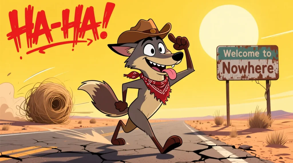 Funny Coyote