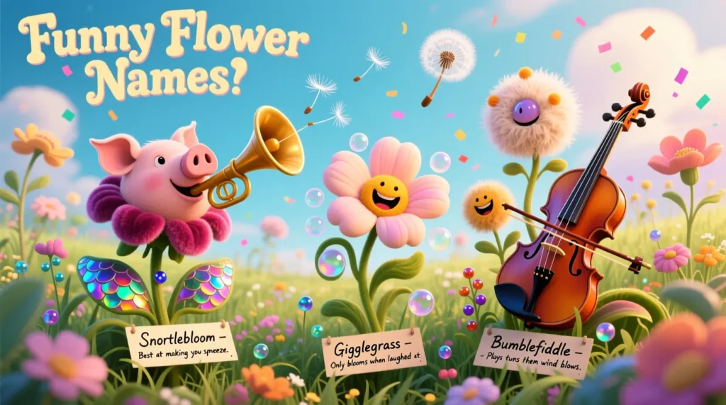 Funny Flower Names 