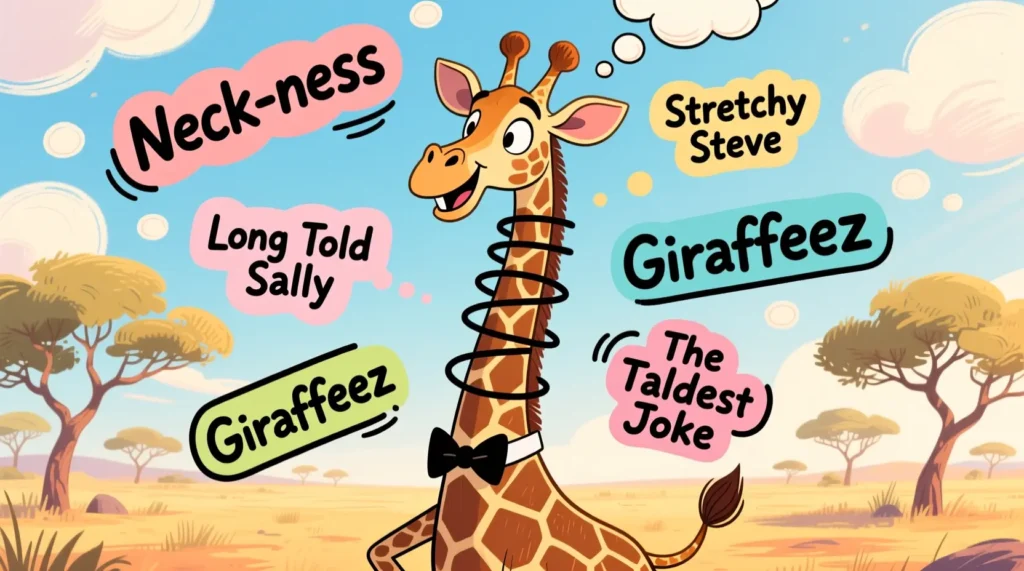 Funny Giraffe Nicknames