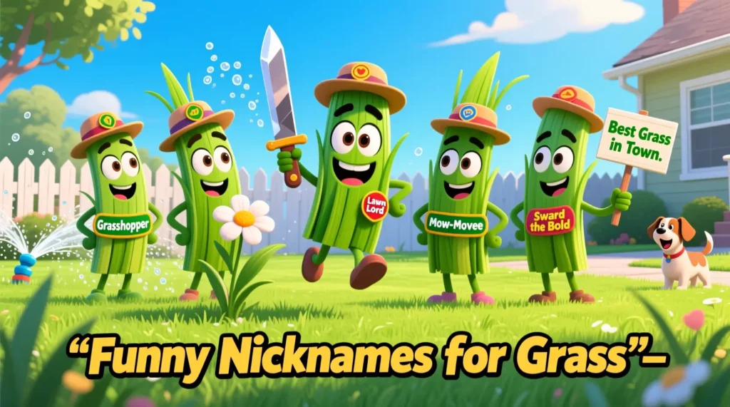 Funny Nicknames for Grass