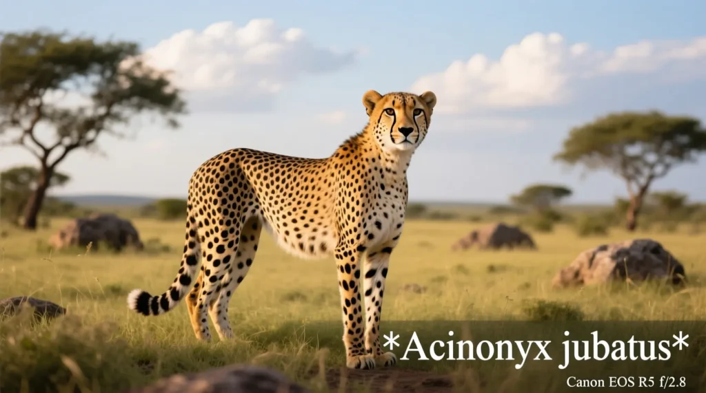 Habitat & Environment Scientific Names of Cheetah