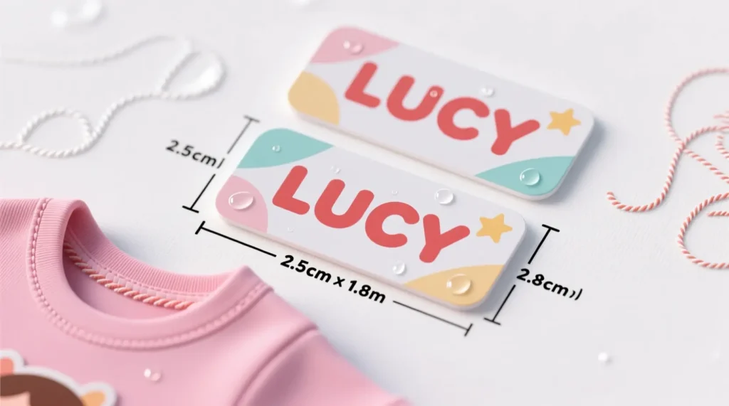 Laundry-Safe Waterproof Name Labels