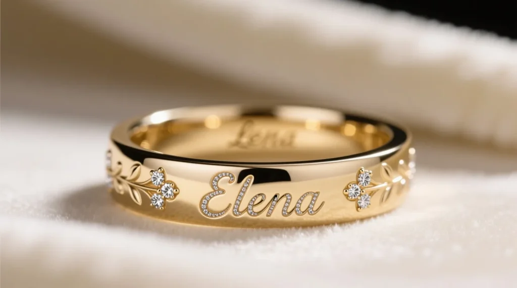 Luxury Name Rings for Women