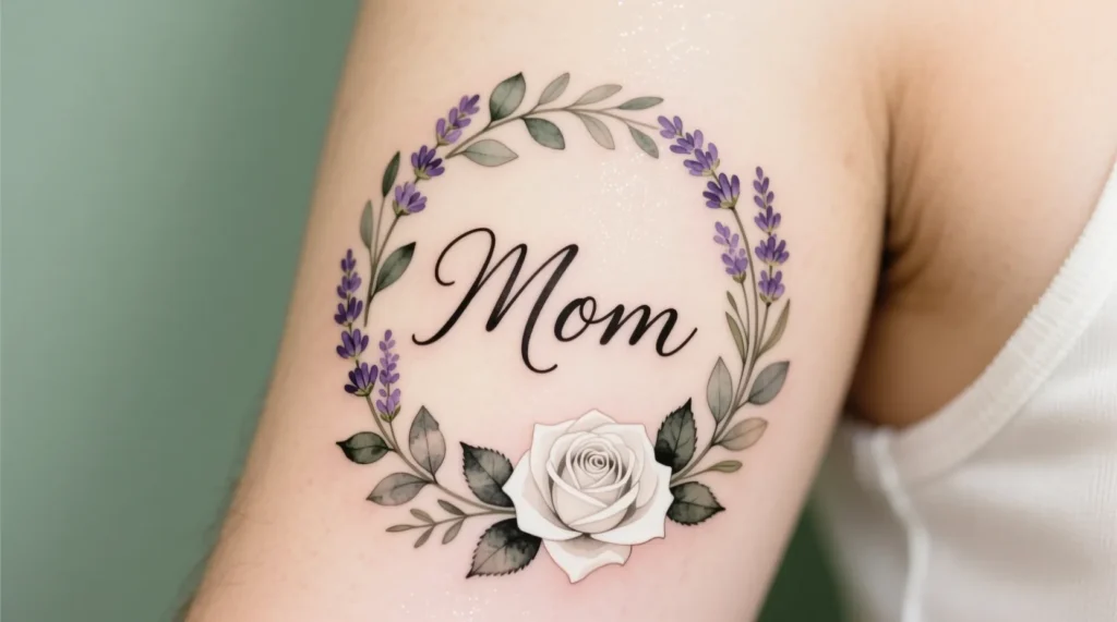 Memorial Mom Name Tattoo Ideas