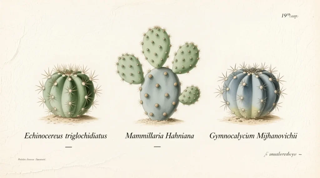 Mini Cactus Scientific Names