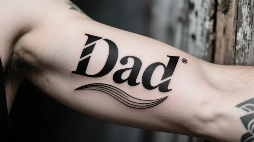 Modern Trendy Name Tattoos