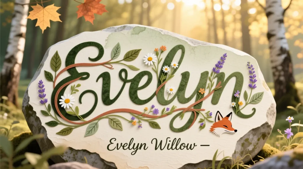 Nature-Inspired Name Crafts