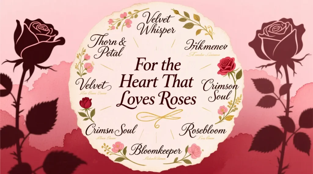 Nicknames for Rose Lovers