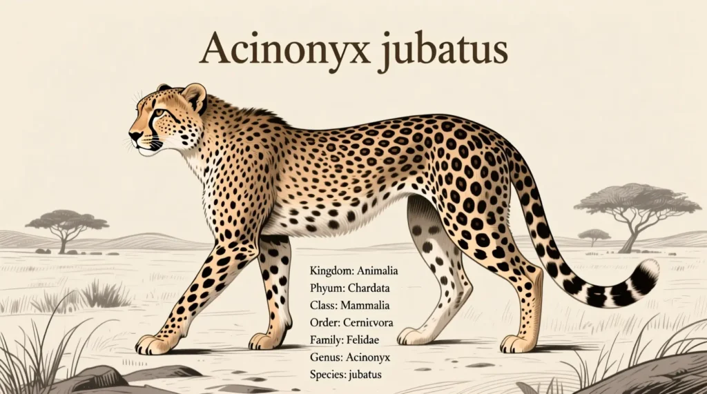 Official Scientific & Taxonomic Names of Cheetah