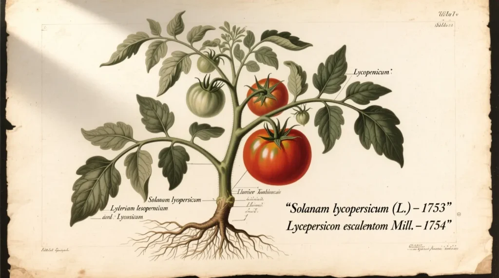 Older (Historic) Scientific Names of Tomato