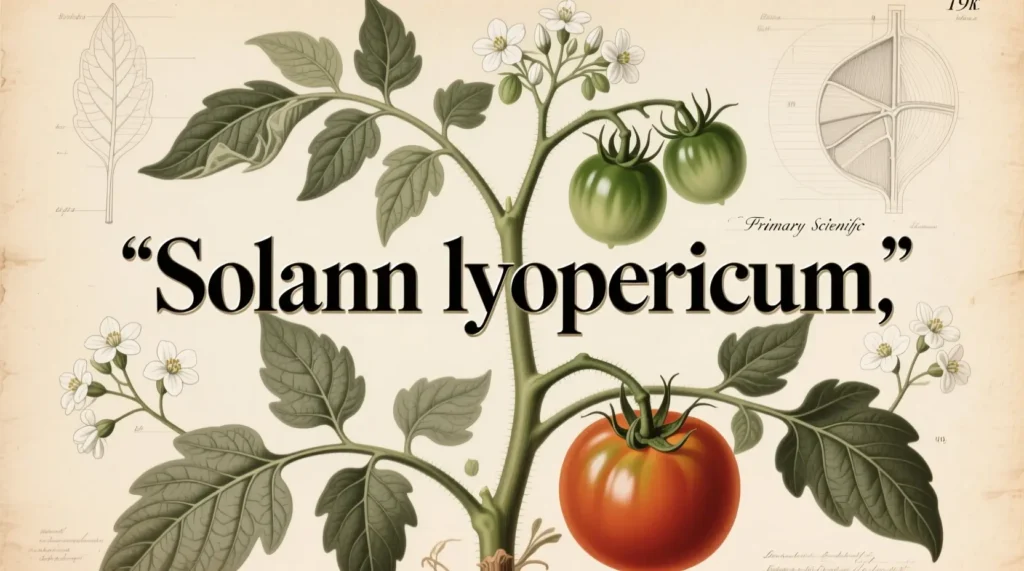 Primary Scientific Name of Tomato