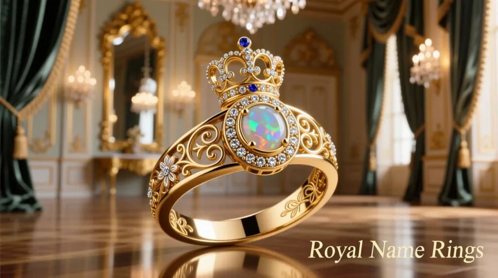 Royal Name Rings for Women