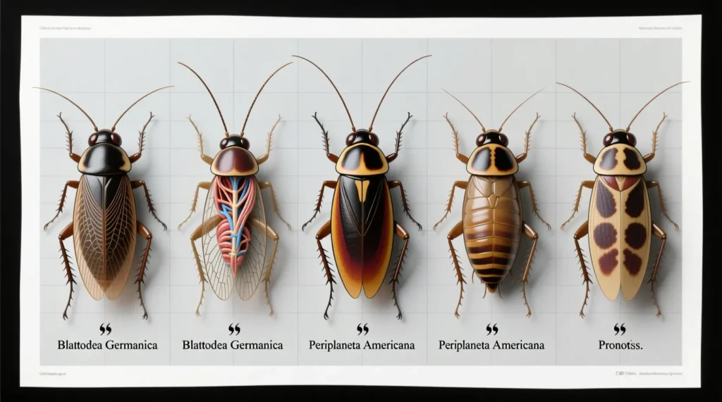 Scientific Variations & Subspecies Names Cockroaches