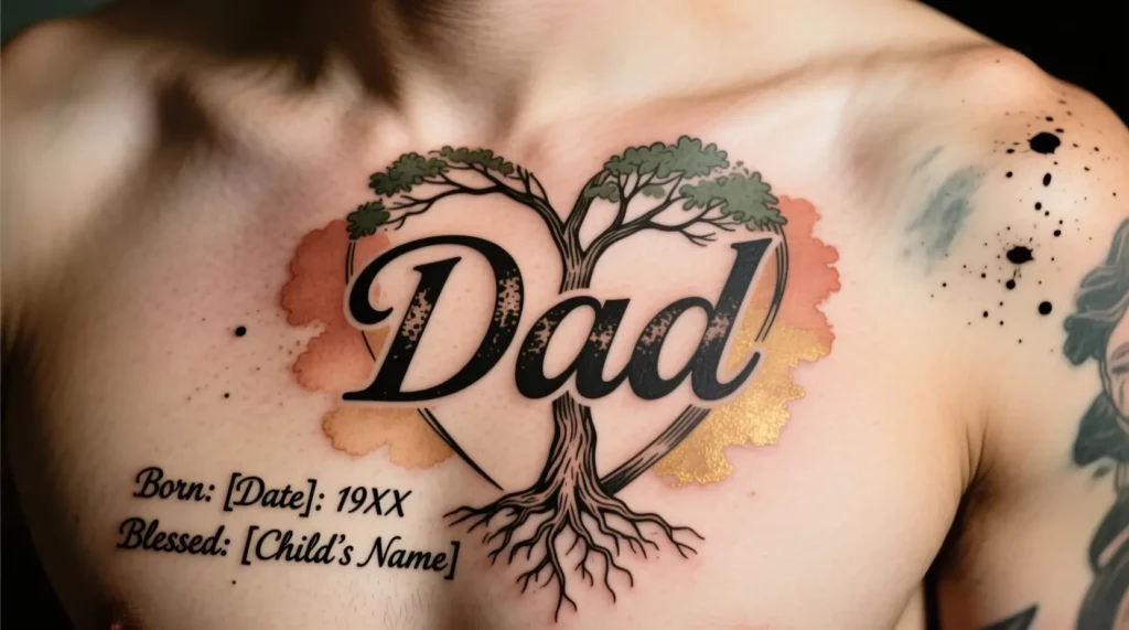 Small & Minimal Child Name Tattoos