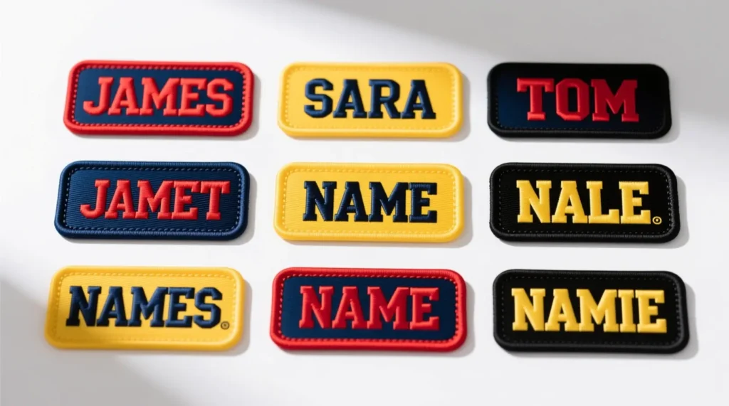Sports Iron On Name Labels