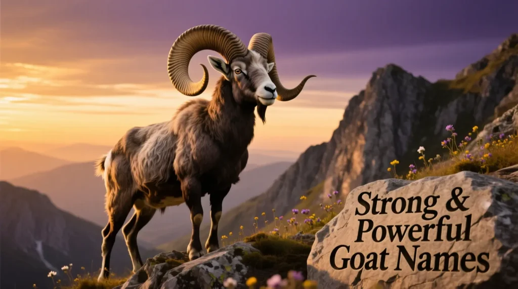 Strong & Powerful Goat Names