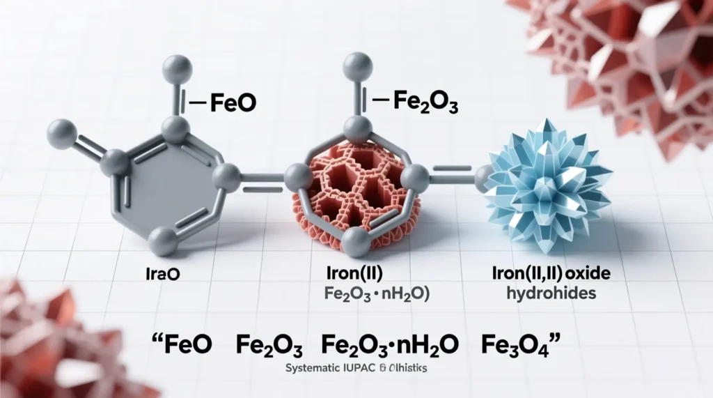 Technical Chemistry Names for Rust