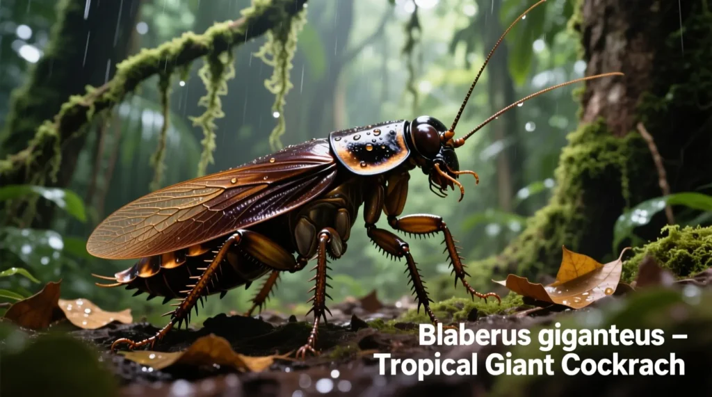 Tropical Giant Cockroach Names