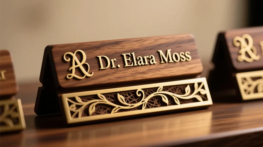 Unique Desk Name Tags