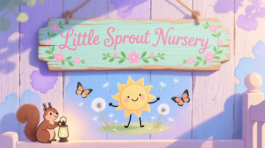 Whimsical Nursery Name Signs