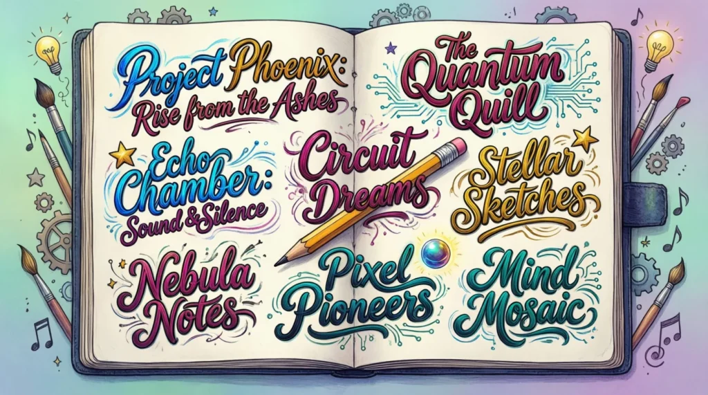 Artistic Nicknames for School Projects