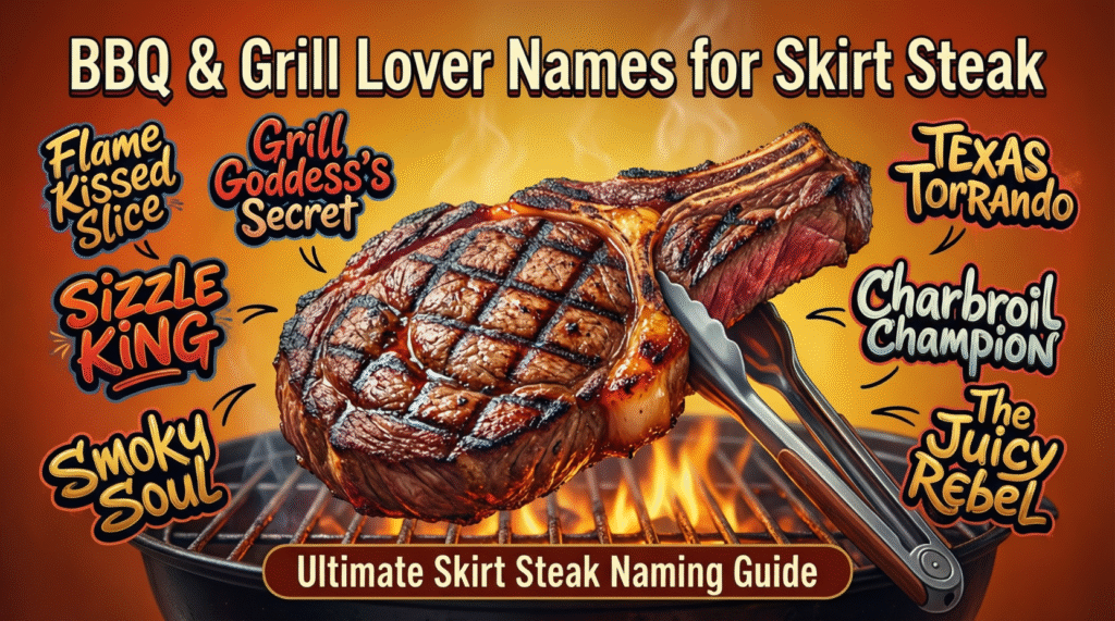BBQ & Grill Lover Names for Skirt Steak