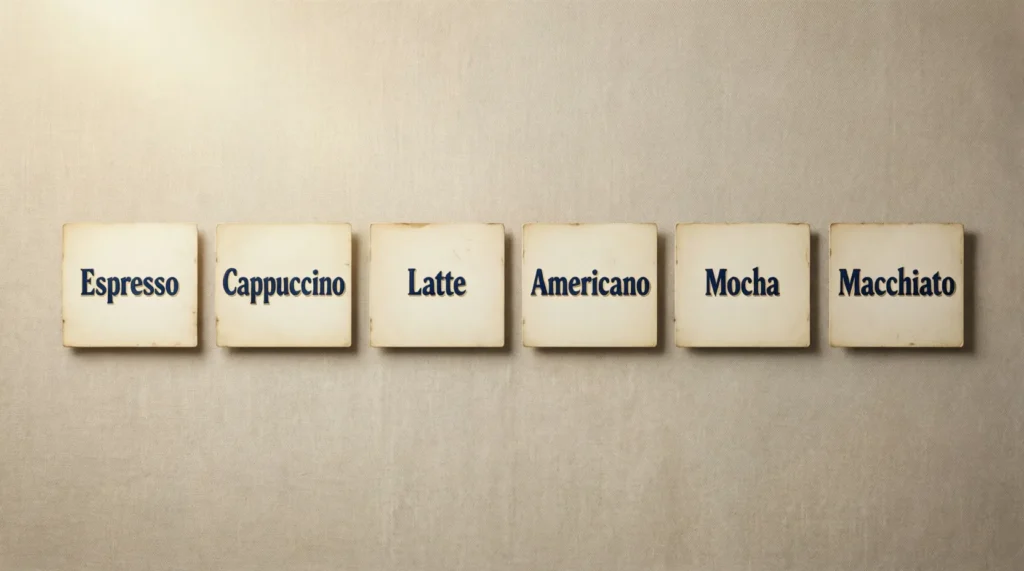 Classic & Traditional Coffee Names