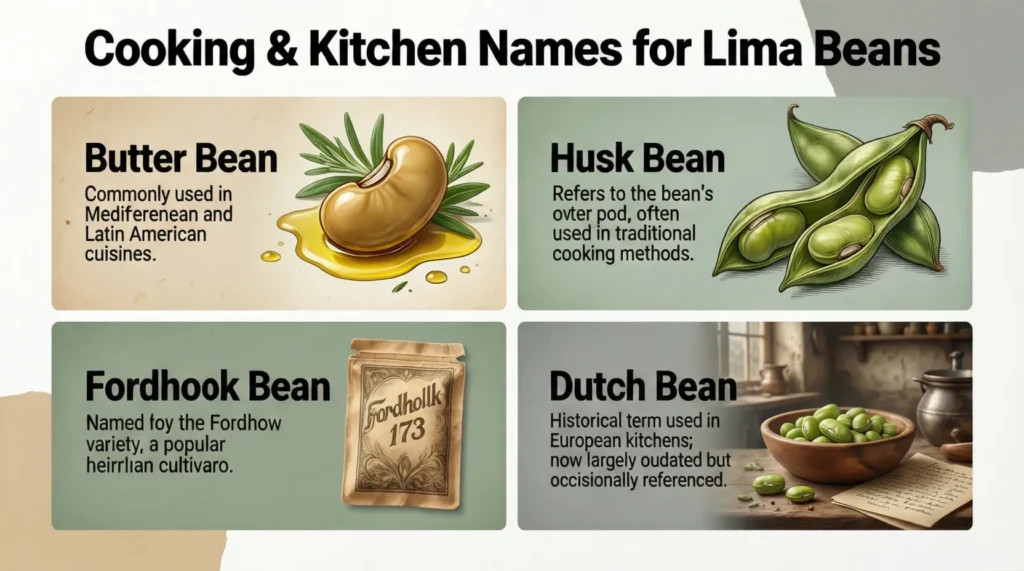 Cooking & Kitchen Names for Lima Beans
