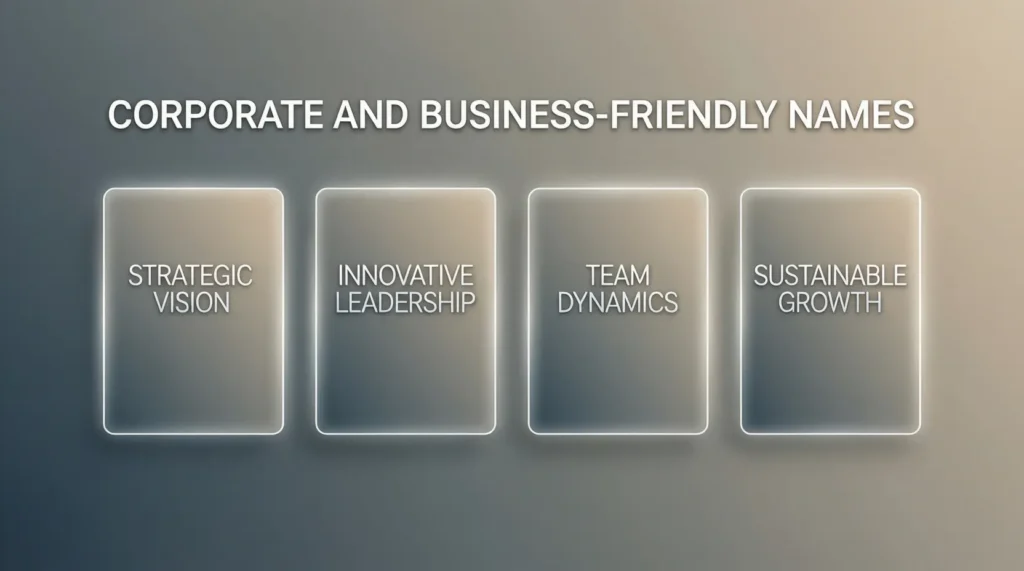 Corporate & Business-Friendly Names