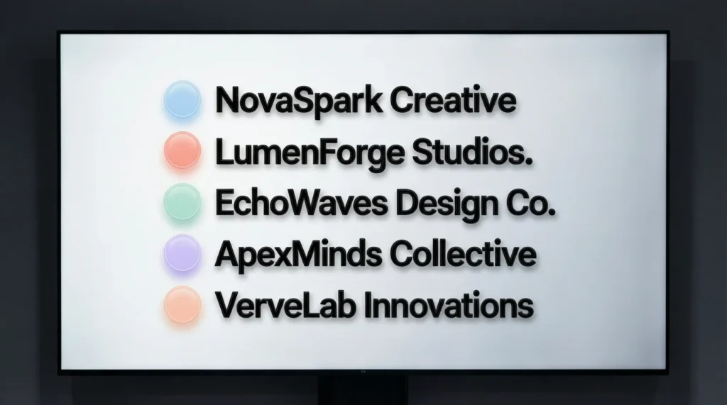 Creative LLC Names