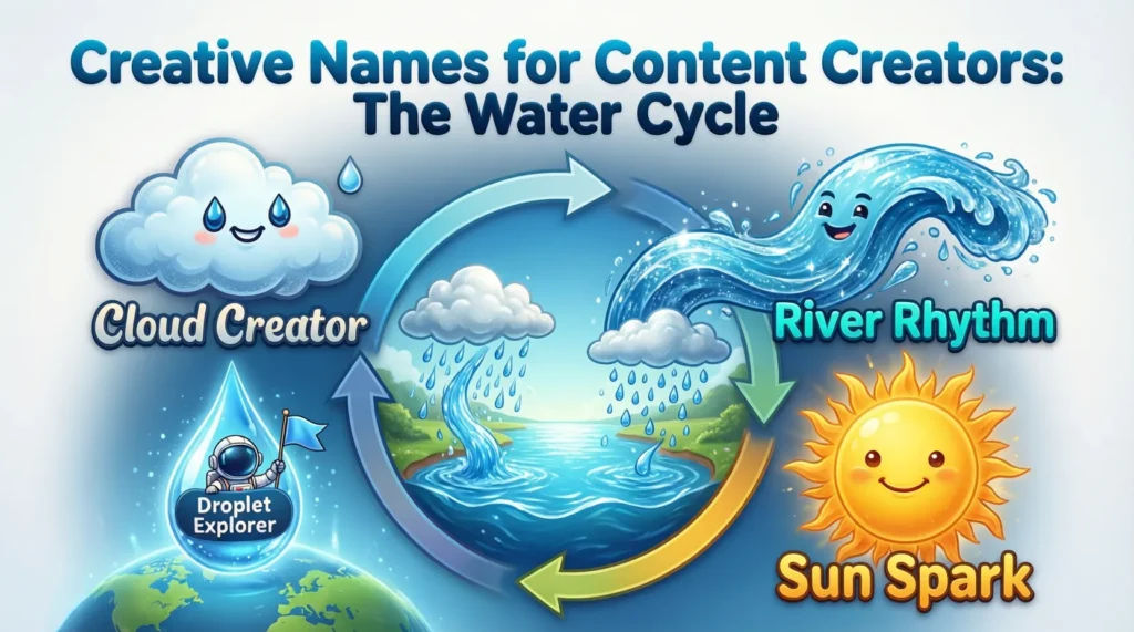 Creative Names for Content Creators for the Water Cycle