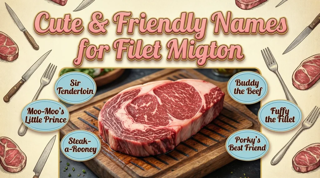 Cute & Friendly Names for Filet Mignon