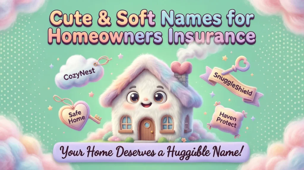 Cute & Soft Names for Homeowners Insurance