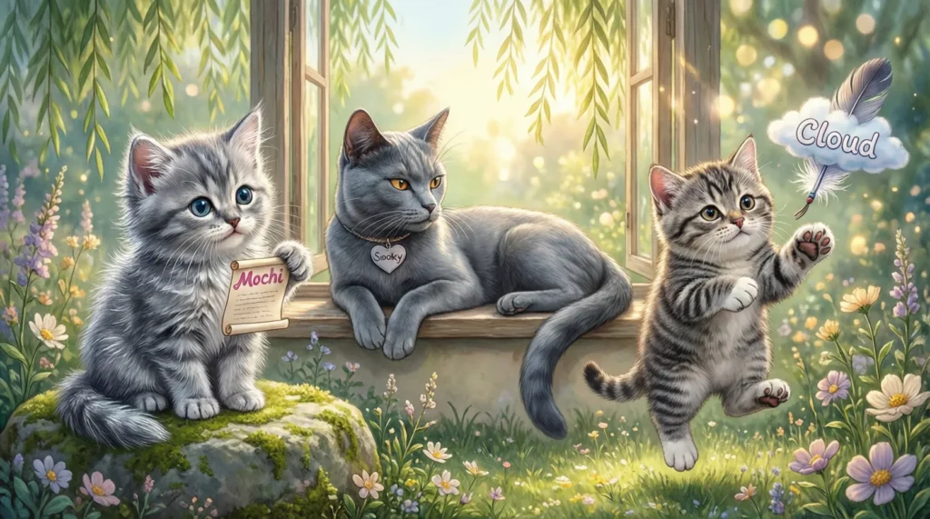 Cute Names for Grey Cats