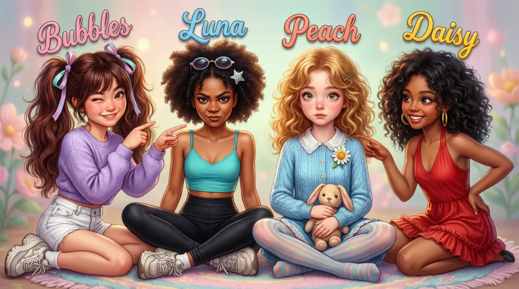 Cute Nicknames for 4 Girl Friends