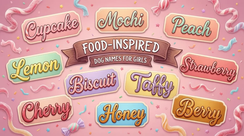Food-Inspired Dog Names for Girls
