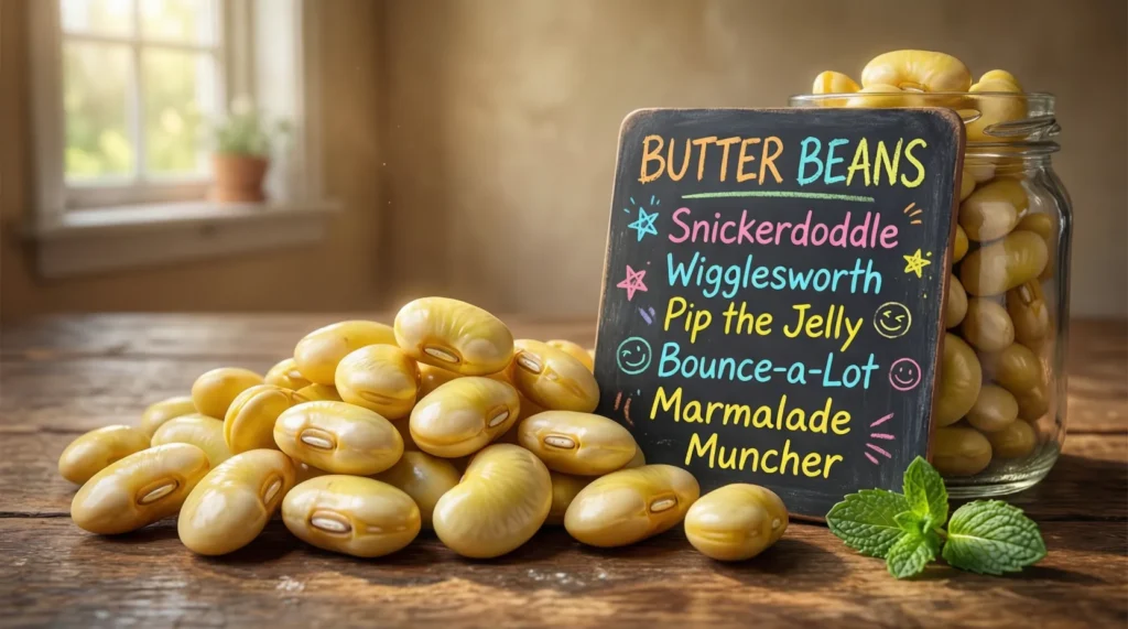 Funny & Playful Names for Butter Beans